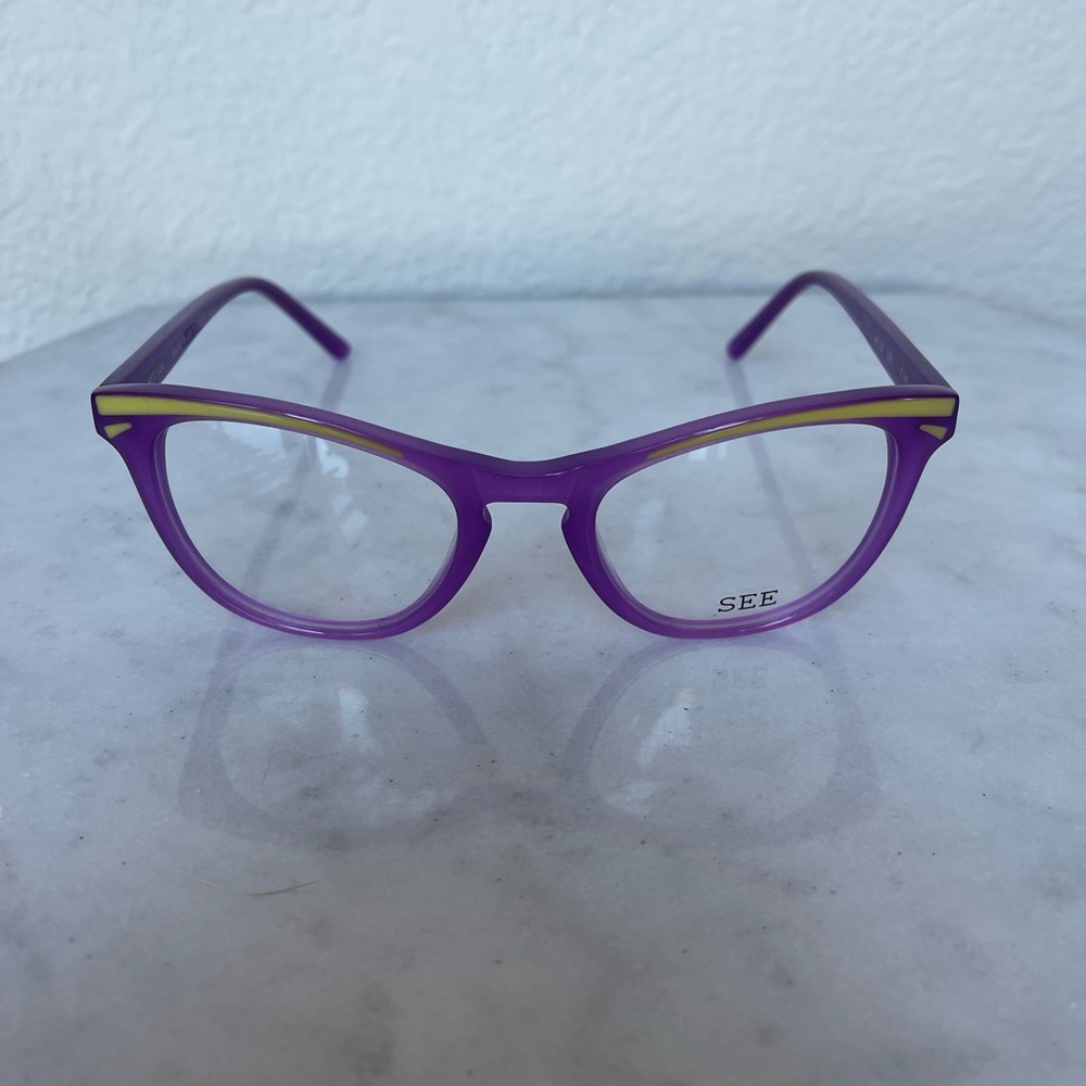 SEE Eyewear 1424 Purple eyeglasses New